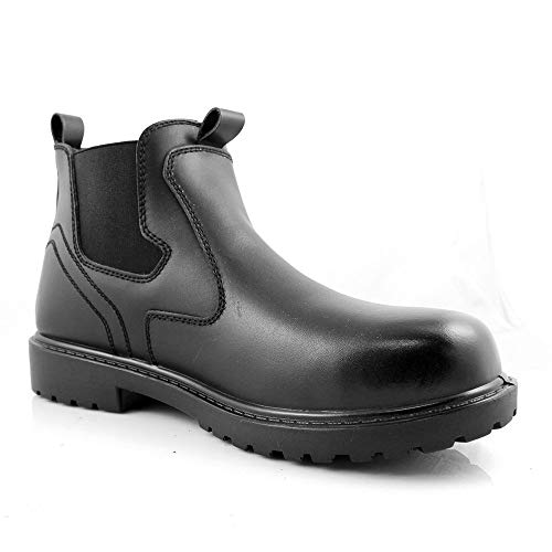 Laforst Giddy Mens 9424 Black Leather Upper Nonslip Composite Toe Work Boots4