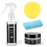 DEWEL レザークリーナー 革 手入れ ツヤ出し 割れ防止 防カビ カビ 汚れ除去 保湿 保革 革靴クリーナー ジャケット 革 ソファー手入れ 革財布の汚れ落とし 車 レザーシート の洗浄、保護用 革製品 ケア用品