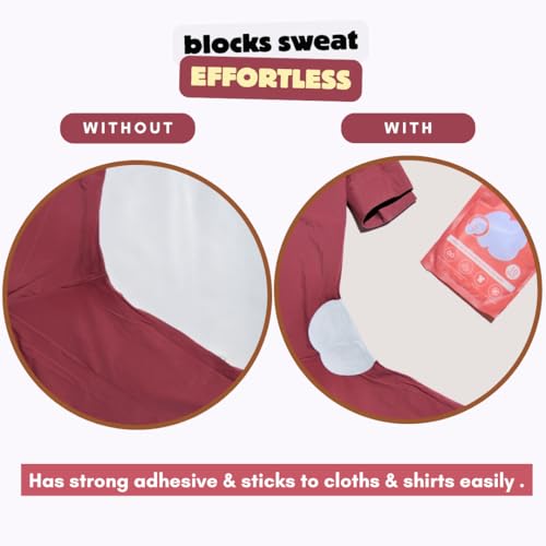 Image of Bitamin Underarm Sweat Pad for Women & Men | Invisible Armpit Sweat Pads | Summer Bridal Essentials Items | underarm pads for Women Blouse | Prevent Stain | Gel Technology to Control Odour (10 Pads)