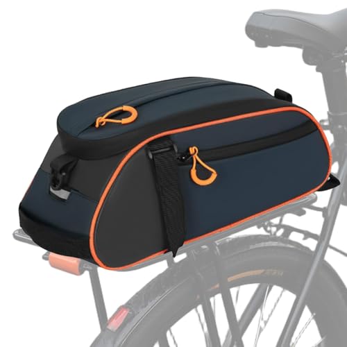 Bolsa de asiento de ciclismo, bolsa impermeable de capacidad expandible, resistente a los arañazos, resistente al agua, paquete de asiento trasero para familiares, amigos, colegas