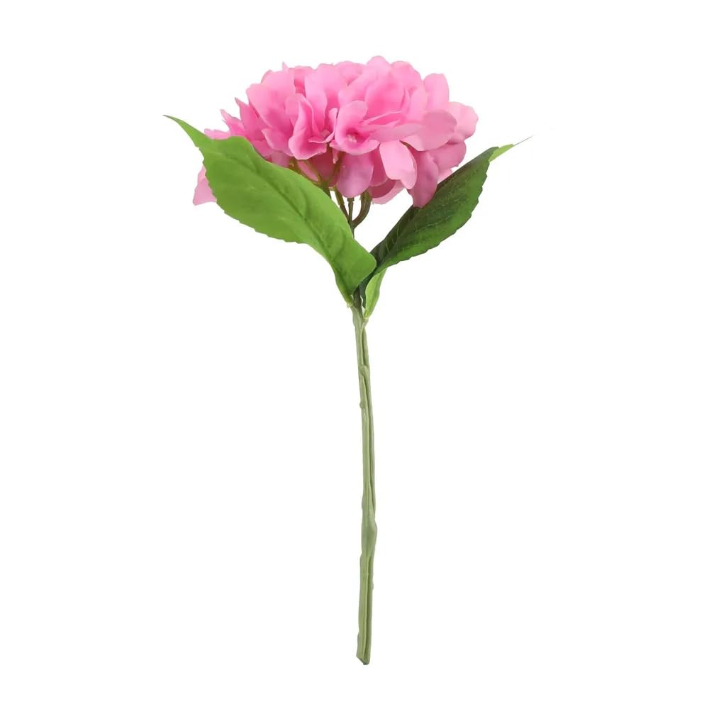 Apac Multicolor Arundel Hydrangea Pink Artificial Silk Flower 34Cm – Realistic Faux Floral Stem For Home Décor, Bouquets & Arrangements