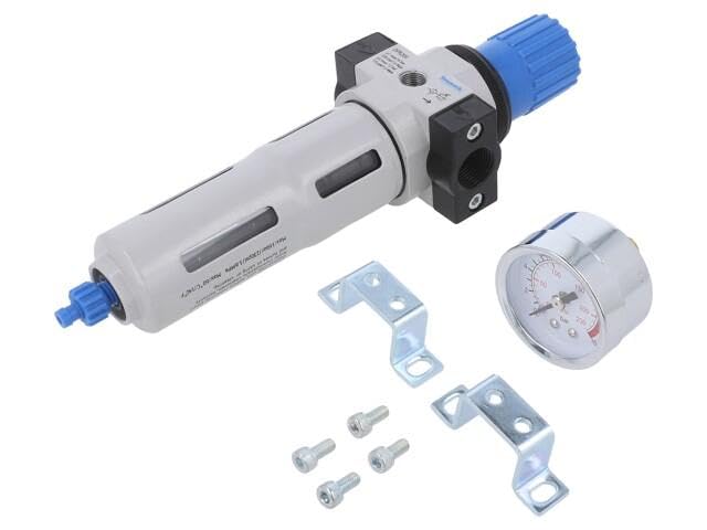 DFR200A-03 Riduttore per aria compressa G 3/8" esterno 1700l/min 20um PNEUMAT SY