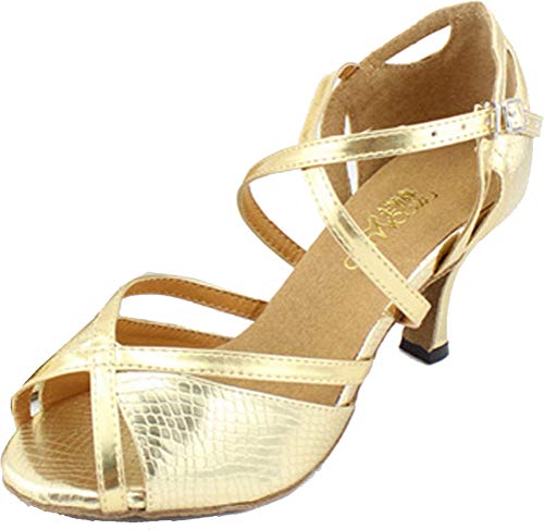 Chaussures de danse latine pour femme talons personnalisés contre la fatigue en salsa