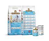 Wolfsblut Vetline Hundefutter - Weight Management, 12kg + 6x395g - Sparbundel, Sparpaket - inklusive Warnicks Tierfutterservice Hundesnack Goodie