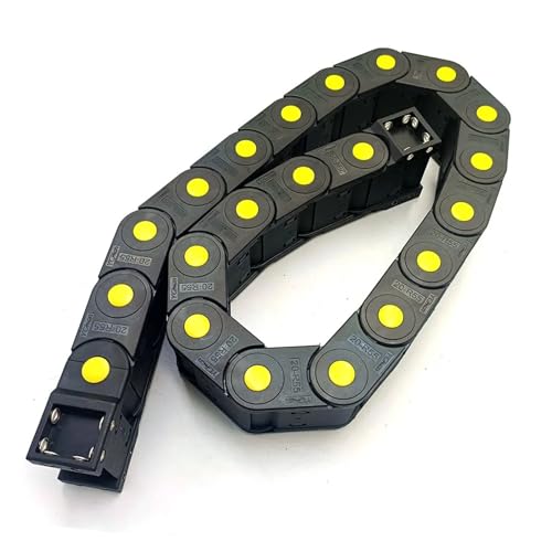 Chaîne porte-câbles série 20 fermée R100 20x57 mm de 1 mètre pour guidage de pièces de transmission