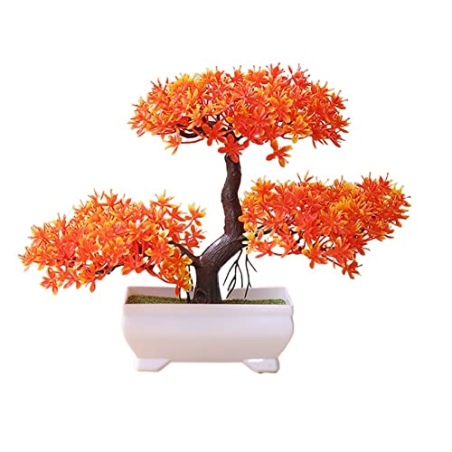 BZBZB Simulación de Planta en Maceta, Planta Artificial, Flor Artificial, hogar, bonsái, árbol, Planta en Maceta, Flor Falsa, Adorno en Maceta para el hoga