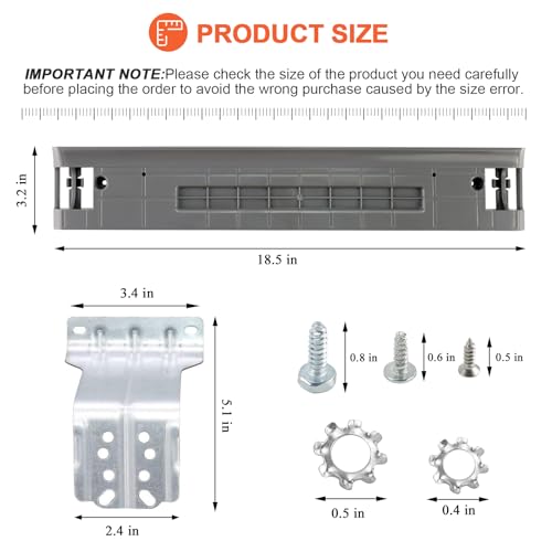 (2026 UPGRADED) SKK-7A SKK8K Dryer Stacking Kit by Beaquicy - Replacement for Samsung 27-Inch Front-Load Washers and Dryers - Samsung laundry stacking kit Replaces SKK-7A, SK-5A, SK-5AXAA, SKK-8K