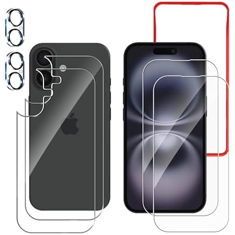 BIGFLYANTS Screen Protectors for iPhone 16 Cover