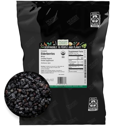 Frontier Co-Op 2730 Organic Dried Elderberries cover