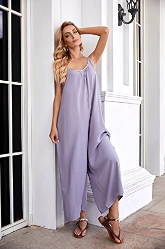 Image of BUENOS NINOS Women's V Neck Floral Maxi Dress Boho Printed Adjustable Spaghetti Strap Ethnic Beach Long Dress with Pockets