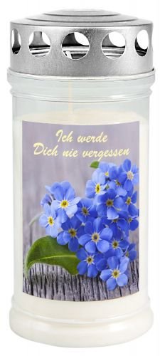 3 candele per tomba – Lumino per tomba – Candela commemorativa – Bruciatore permanente 70 – 90 ore
