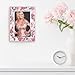 Dolly Parton 5.56x7.5x0.48 Inch Pink Rose Enamel Photo Frame, Displays one 4x6 Photo