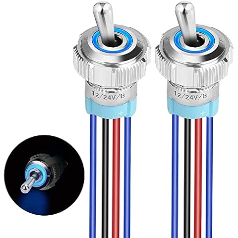 Gebildet 16mm LED Waterproof Toggle Switch Cover