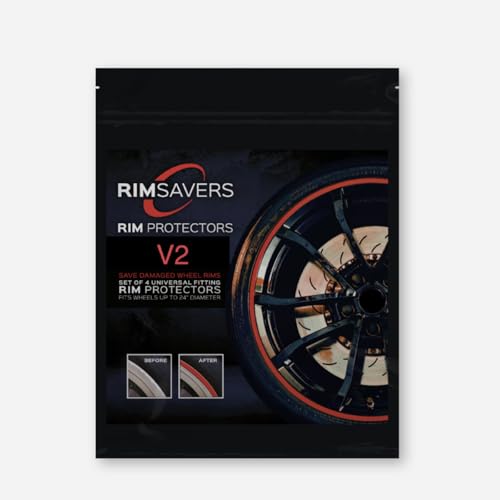 RimSavers Rim Protector for Car Wheels (Set of 4)