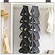 momgyaamz Hängeorganizer Schuhregal Hängender Schuh Organize - 117*32CM Schuhaufbewahrung mit 12 Taschen, Ordnungssystem für die Tür, Schuhregal Tür zur Schuh-aufbewahrung, schwarz, 1 Stück