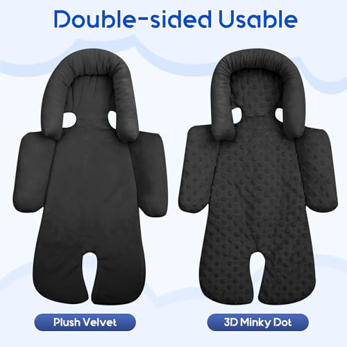 Soporte para cabeza asiento auto bebé con cojines 2 en 1 miniatura 4