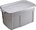 Rubbermaid Steel Storage Tote, 31-Gallon, Grey (FG2244CPSTEEL)