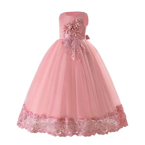 Robe anniversaire fille style princesse et cortège de mariage élégant