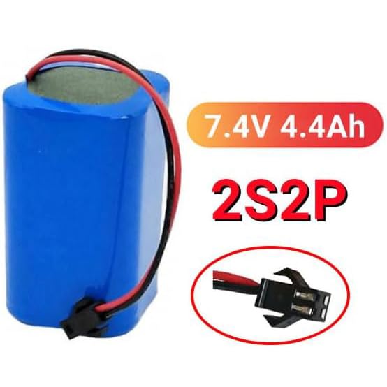 Amazon.com: AOSHITU 18650 7.4V 4400mAh Lithium-Ion Battery Pack