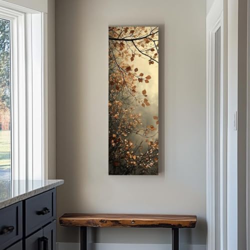 Tableau mural long et étroit grand format forêt sérénité - 2