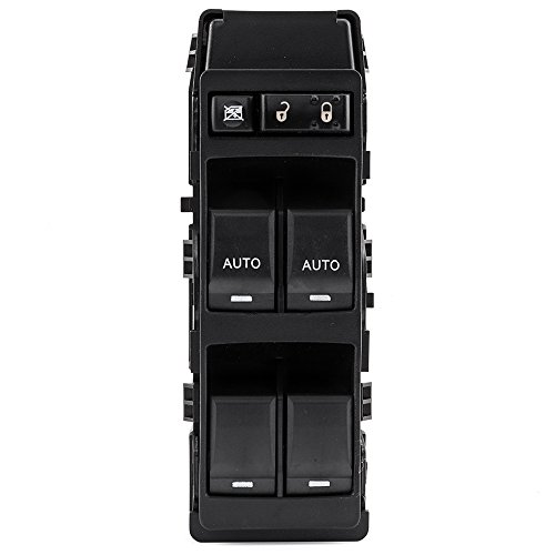 Electric Power Window Lifter Master Console Control Switch Replacement for 07-10 Jeep Commander Grand Cherokee 08-10 Dodge Challenger 6.1L 5.7L V8 07-09 Chrysler Aspen 5.7L V8 4602736AA 4602781AA