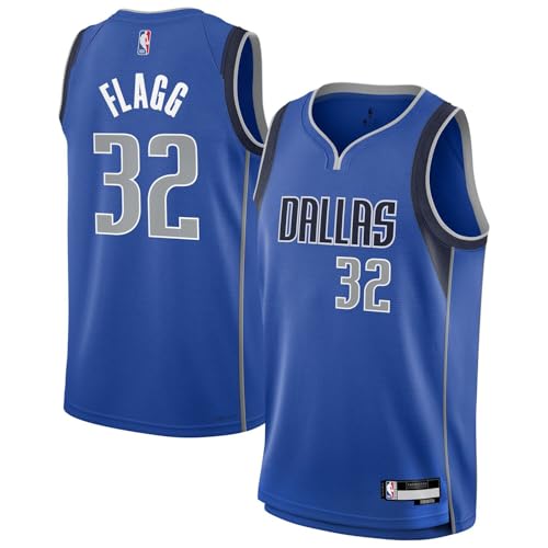 Cooper Flagg Dallas Mavericks NBA Kids Youth 8-20 Blue Icon Edition Swingman Jersey (US Numeric 10 12 Regular Blue)