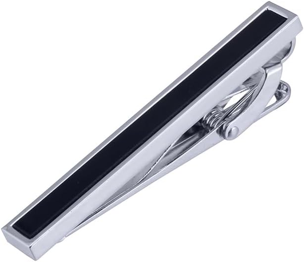 Black Alloy Material Tie Clip Business Formal Accessory