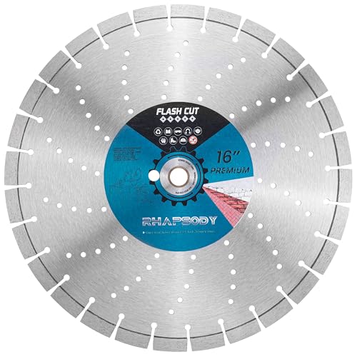 RHAPSODY 16Inch Laser Welded Diamond Saw Blade Segmented General Purpose