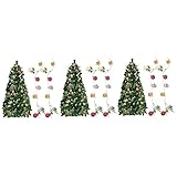 ABOOFAN 3 Stuks Touw Kerstbal Lichtbalk Kerstboom Slinger Kerstslinger Met Lampjes Verlichte Kerstslinger Verlichte Kerstversiering Kerstslinger Met Lichtjes Zeefdruk Doek Hanglamp Led