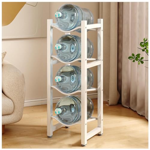 Estante para cubos de agua potable organizador de garrafas de acero para hogar