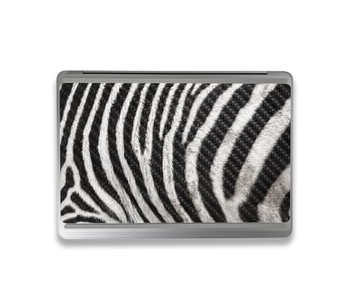 Image of MightySkins Carbon Fiber Skin Compatible with Microsoft Surface Laptop Studio 2 (2023) Full Wrap Kit - Zebra Closeup | Protective, Durable Textured Carbon Fiber Finish | Made in The USA