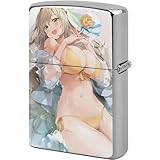 ZIPPO兼用 ライターケース ブルーアーカイブ ブルアカ 十六夜ノノミ 可愛い アニメ柄 周辺 萌えグッズ オシャレ 交換用外側 ファッション 両面プリント 丈夫 傷防止 金属 耐摩耗 喫煙具 保護 落下保護 男女 プレゼント