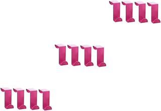 INOOMP 12 Pcs Key Door Hanger Over Door Towel Hook Wreath Hook Coat Hook Metal Clothes Rack Metal Clothes Hanger Wreath Hangers Door Hook Coat Hanger Hook up Stainless Steel Bathroom Door