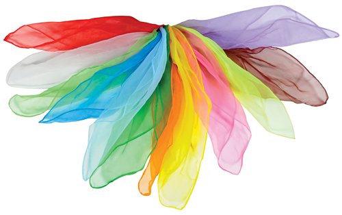 West Music 27" Hemmed Square Movement Scarves Set