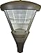 Dabmar Lighting GM580-LED120-BZ 120W & 120-277V LED Large Post Top Cone Shape Light Fixture - Bronze