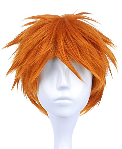 Cosplay Wigs for Anime Character Short, Orange