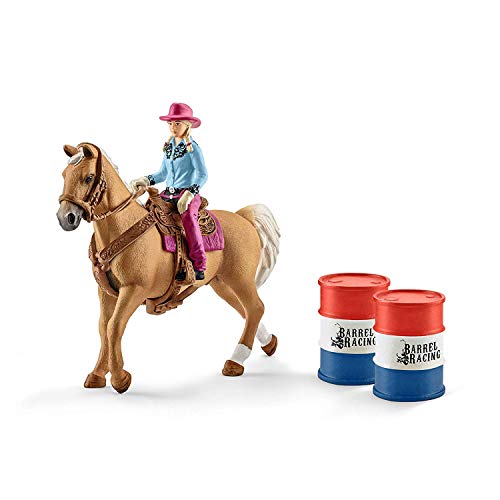 Preisvergleich Produktbild Schleich 41417 Barrel Racing mit Cowgirl