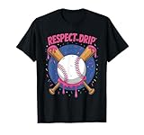 Photo Gallery respect the drip baseball umorismo rosa icing giovani maglietta Photo Gallery respect the drip baseball umorismo rosa icing giovani maglietta