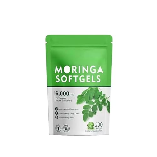 Moringa - Pure de Moringa pure, énergie, peau, santé immunitaire et intestinale, riche en antioxydants, vitamines essentielles et acides aminés - vert naturel