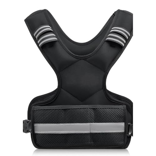 QUXVUIS Chaleco lastrado para entrenamiento de fuerza para mujer, chaleco lastrado para caminar, pesas ajustables para caminar.
