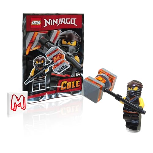 LEGO NINJAGO Legacy Minifigure - Cole in Sons of Garmadon Robe with Boom Hammer (Limited Edition Foil Pack)