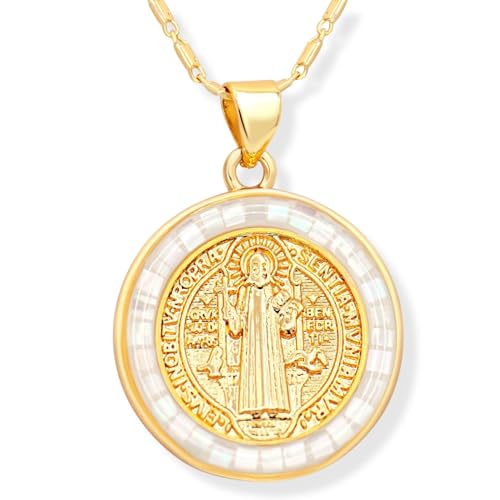 LEVLANC Medalla de San Benito de Abad - St Benedict Medals -...