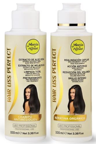 Brazilian Organic Keratin Hair Straightening Kit 100ml