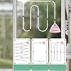 Window Cleaner Magnetic, Glass Cleaner Brush Double Side Magnetic Window Cleaner for Washing Household Cleaning Tools 5-Files Adjustable Thickness for Double Glazed Window