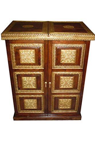 Orientalischer Hausbar Bartheke aufklappbar aus Massivholz Jhalak 170cm Groß | Theke Bar Tresen Deko orientalisch… – Bild 3