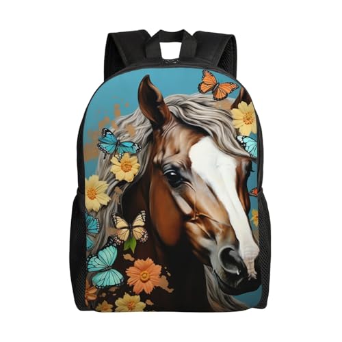 Mochila Impermeable para Senderismo Unisex con Estampado Floral