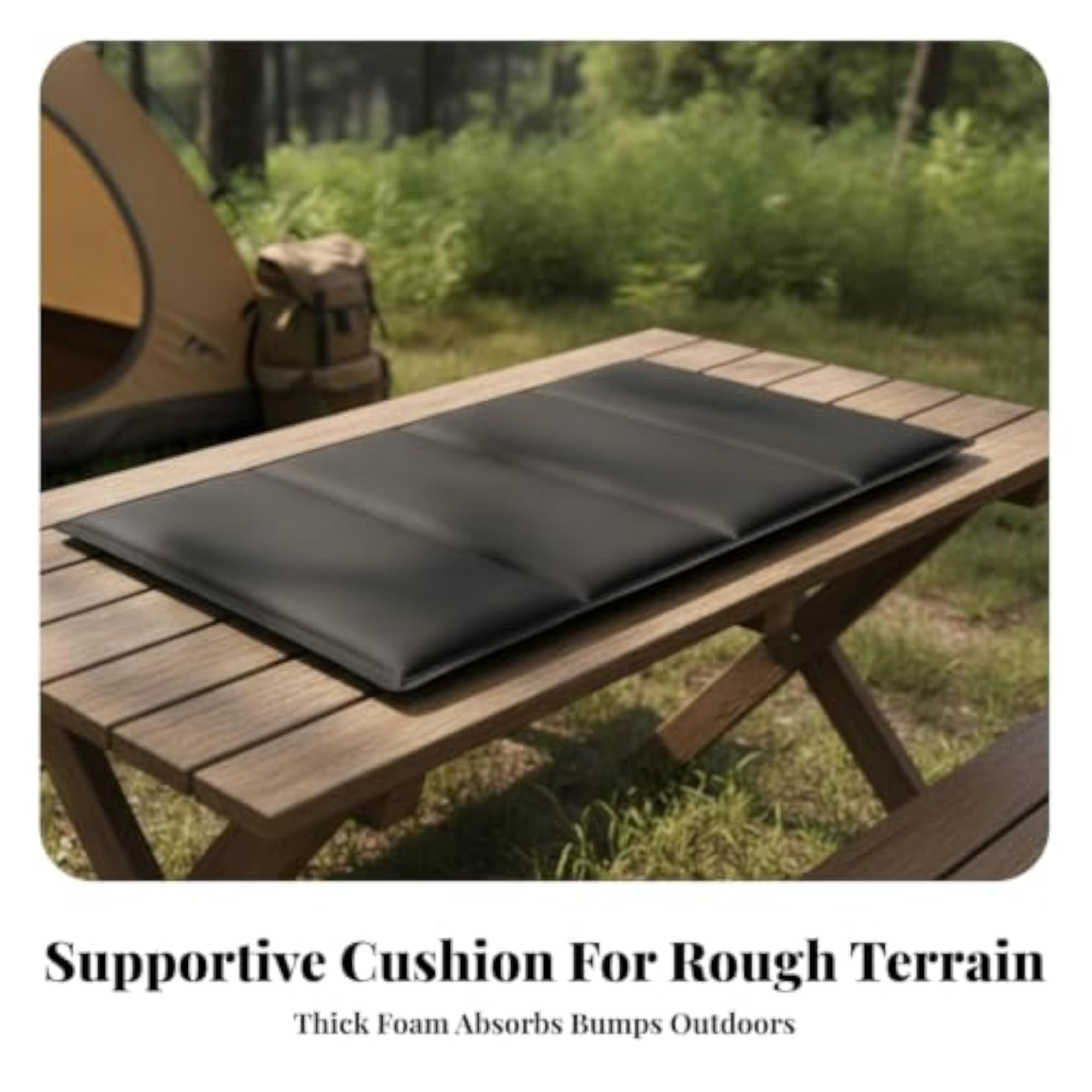 Camping Cart Thickened Padded Base Board Mat, Rectangular