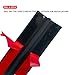 DAILISEN 9.84ft T Molding Flexible Self Adhesive T Shape Floor Transition Strip Bendable T Rubber Trim T Transition Strip for Tile to Laminate Flooring
