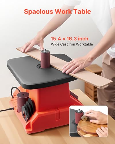 VEVOR Oscillating Spindle Sander 6 Sleeves