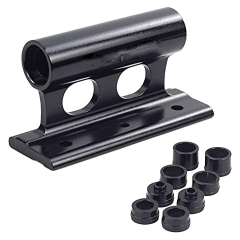 Matedepreso Bike Block Fork Mount,Bicycle Accessories Through Axle Bike Mount,Bicycle Front Fork Fixed Clip for Truck Van RV,Quick Release(Black) Cover